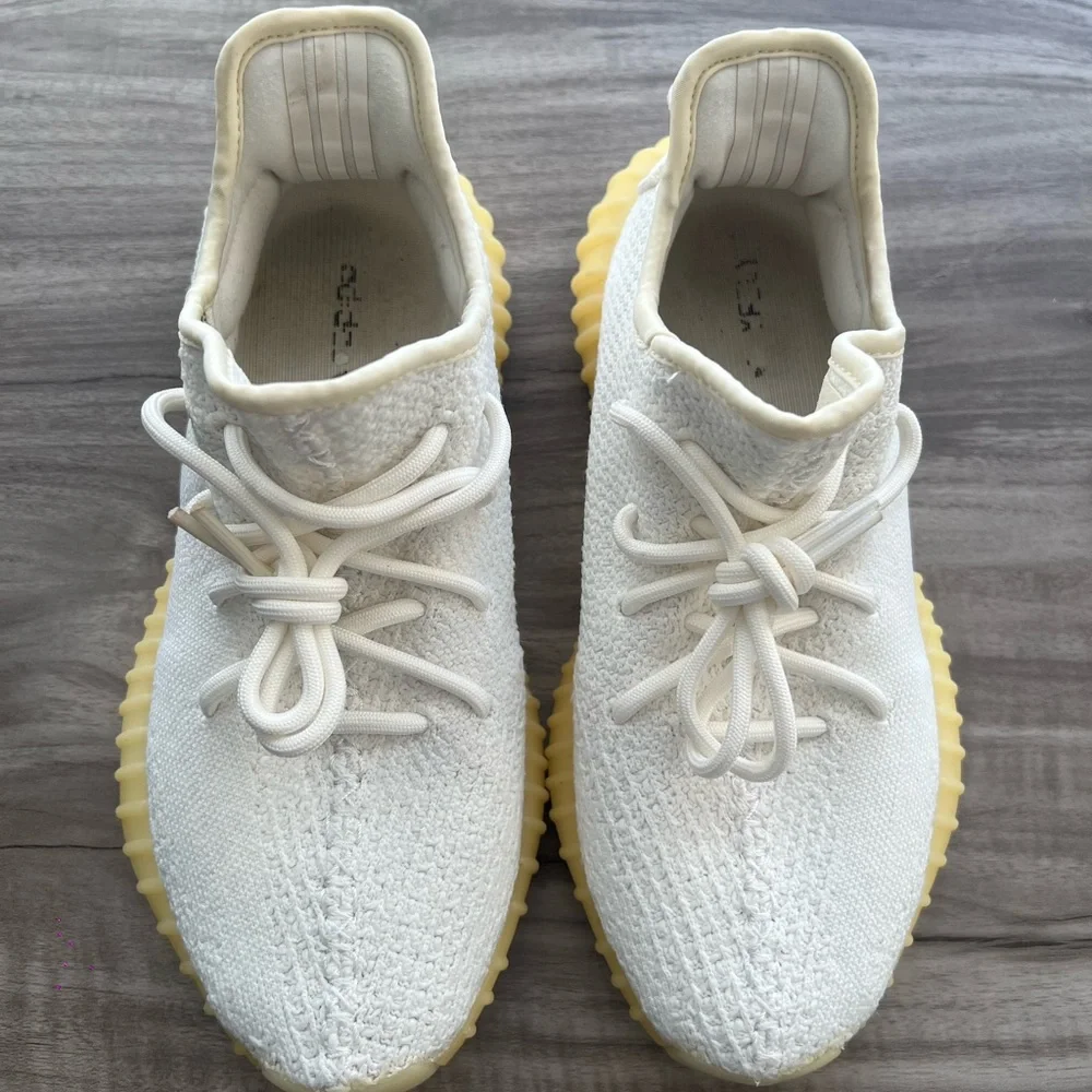 Size 7 Men’s/ 8.5 Women’s- adidas Yeezy Boost 350 V2 Low Cream White - Picture 5 of 8